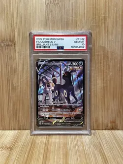 Pokemon 2022 PSA 10 Umbreon V TG22/TG30 | Brilliant Stars | FA | Gem MT | EN - Image 1