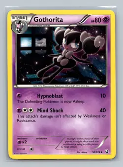 Pokemon TCG Gothorita 56/124 Dragons Exalted Normal MP - Image 1