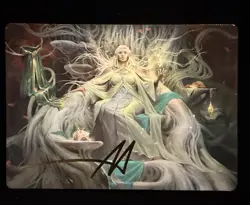 Galadriel, Gift-Giver Art Card (Gold-Stamped Signature) LOTR Art Series - M/NM - Image 1