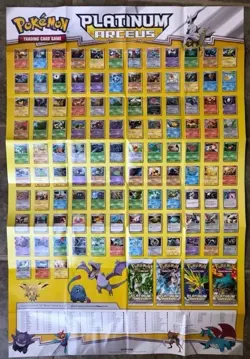 Pokemon Trading Card Game Official Platinum Arceus Set Poster 2009 - No Cards - Image 1
