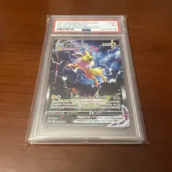 Pokemon Card TCG Jolteon VMAX SWSH184 Sword & Shield 2021 PSA 7 - Image 1