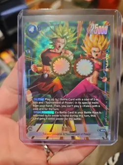 Kale FB08-032 Alternate Art Saiyan's Pride Dragon Ball Card Fusion World SR* - Image 1