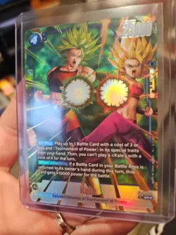Kale FB08-032 Alternate Art Saiyan's Pride Dragon Ball Card Fusion World SR* - Image 2
