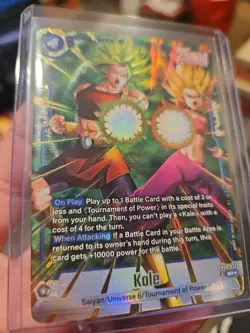 Kale FB08-032 Alternate Art Saiyan's Pride Dragon Ball Card Fusion World SR* - Image 3