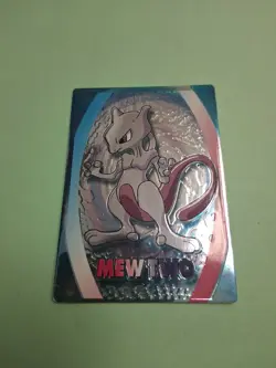 Pokemon Mewtwo Meiji 1999 Embossed Promo Japanese Card NM - Image 2