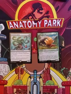 2 Cards, 1 Copy EA Of Mossborn Hydra & Sazh's Chokobo MTG - Image 1