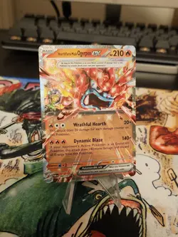 Hearthflame Mask Ogerpon ex 040/167 Twilight Masquerade Double Rare Pokemon Card - Image 1