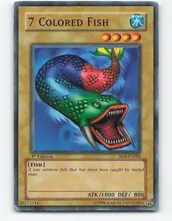 7 Colored Fish #SD4-EN002 Yugioh Card - Image 1
