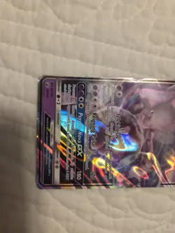 Pokemon Mewtwo GX SM196 Black Star Promo Card Full Art Hidden Fates LP/MP - Image 5