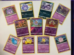 Pokemon TCG 30 Card Lot Psychic/ Dark lot w/ Guaranteed Holo Cards - Image 1