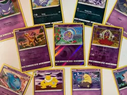 Pokemon TCG 30 Card Lot Psychic/ Dark lot w/ Guaranteed Holo Cards - Image 2
