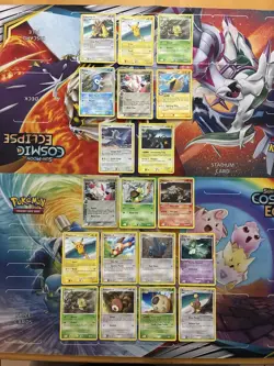 Vintage Pokemon Card Lot Pop Series Pikachu Heatran 19 Cards - Image 1