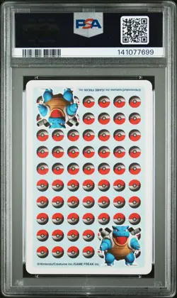 1998 POKEMON STADIUM BLUE VERSION PLAYING CARDS QUEEN OF CLUBS HAUNTER PSA 10 - Image 2