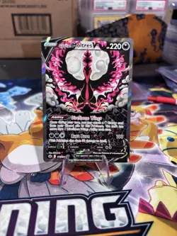 POKEMON TCG - CHILLING REIGN - GALARIAN MOLTRES V 177/198 Full Alt Art - Image 1