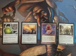 MTG Crucible Of Worlds, Sword Of War&Peace, Teferi's Puzzle Box & Paradox Engine - Image 1
