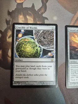 MTG Crucible Of Worlds, Sword Of War&Peace, Teferi's Puzzle Box & Paradox Engine - Image 2