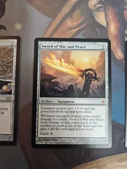 MTG Crucible Of Worlds, Sword Of War&Peace, Teferi's Puzzle Box & Paradox Engine - Image 3