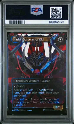 2025 MTG FINAL FANTASY EMET-SELCH UNSUNDERED/HADES, SORCERER OF ELD PSA 10 - Image 2