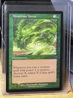MTG Monstrous Vortex RETRO FOIL (MH3) Modern Horizons 3 - 427 NM/Mint - Image 1