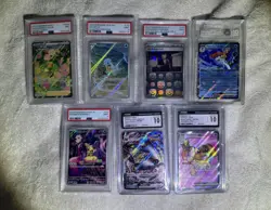 Pokemon Squirtle 170/165 Scarlet & Violet 151 PSA 9 + 6 Slabs SEE DESCRIPTION! - Image 1