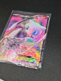 Pokemon TCG Mew EX 120/124 Rare Full Art Dragons Exalted Black White Holo Damage - Image 3