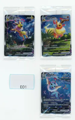 PTCG POKEMON VAPOREON＆FLAREON＆JOLTEON VMAX SET 2024 CSHC PACK S'CHINESE NM - Image 1