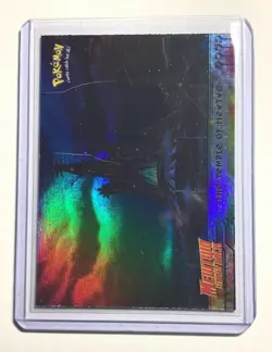 NM Pokemon TOPPS Mewtwo Strikes Back Movie HOLOGRAPHIC The Temple Of Mewtwo #18 - Image 1