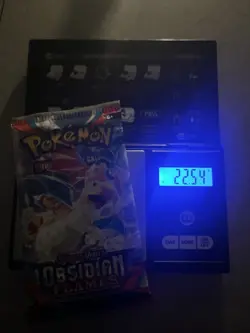 VERY HEAVY! 22.54 Gram Obsidian Flames Pokemon TCG Factory Sealed Booster Pack! - Image 1
