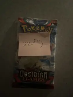 VERY HEAVY! 22.54 Gram Obsidian Flames Pokemon TCG Factory Sealed Booster Pack! - Image 3