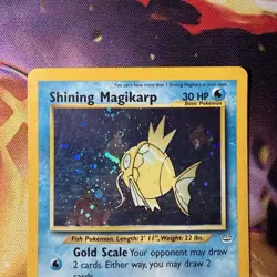 Shining Magikarp 66/64 Neo Revelation Holo MP Pokemon TCG - Image 2