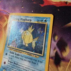 Shining Magikarp 66/64 Neo Revelation Holo MP Pokemon TCG - Image 4