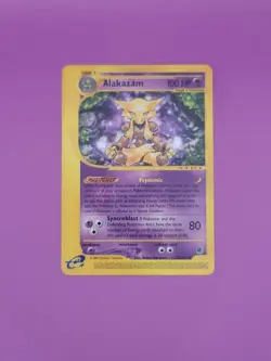 Pokemon TCG Alakazam 33/165 Expedition Non-Holo Rare NM - Image 1