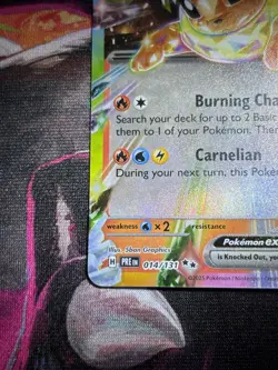 Pokemon TCG Flareon ex 014/131 Sv: Prismatic Evolutions Double Rare Holo EX - Image 3