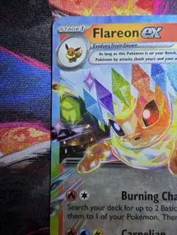 Pokemon TCG Flareon ex 014/131 Sv: Prismatic Evolutions Double Rare Holo EX - Image 4