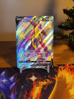 Toxtricity V SV112/SV122 Shining Fates Shiny Full Art Holo Pokemon TCG MINT - Image 1