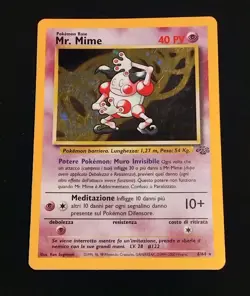 🔥MR. MIME 6/64🔥SET JUNGLE ITA🔥RARA HOLO🔥WIZARDS🔥CARTA POKEMON VINTAGE🔥 - Image 1