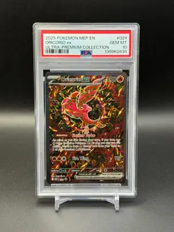 Pokemon Oricorio ex 024 Me: Mega Evolution Promo PSA 10 GEM - Image 1
