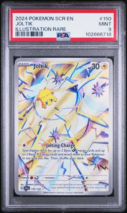 2024 POKEMON SCR EN-STELLAR CROWN ILLUSTRATION RARE #150 JOLTIK PSA 9 - Image 1