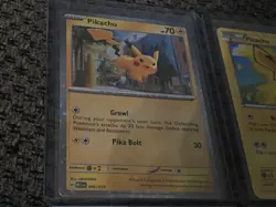 Pokemon Pikachu 58/102 Base Set Unlimited Common with Lot x5 Total all Pikachu - Image 3