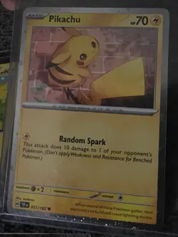 Pokemon Pikachu 58/102 Base Set Unlimited Common with Lot x5 Total all Pikachu - Image 4