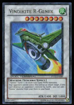 Vindikite R-Genex DT03-EN089 Duel Terminal Ultra Rare Yu-Gi-Oh - Image 1