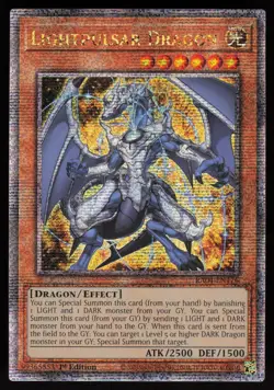 Lightpulsar Dragon RA04-EN176 QCR 1st Edition Yu-Gi-Oh - Image 1