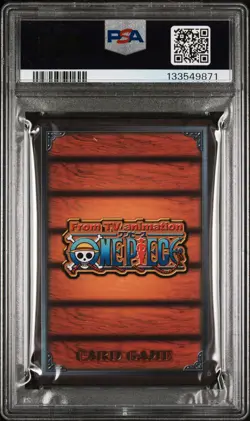 2002 BANDAI ONE PIECE CCG JPN ASSAULT ON BAROQUE WORKS #W02 SANJI PSA 9 - Image 2
