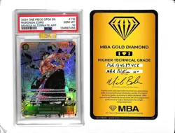 2024 One Piece Roronoa Zoro Manga Alternate Art #118 PSA 10 MBA Gold Diamond - Image 1