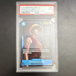 One Piece CCG Monkey D Luffy Premium Collection LA Edition #P-055 PSA 9 2024 - Image 1