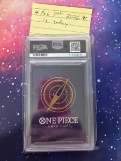 2025 One Piece TCG OP10 Law Manga Alternate Art, English, PSA 10 - Image 2