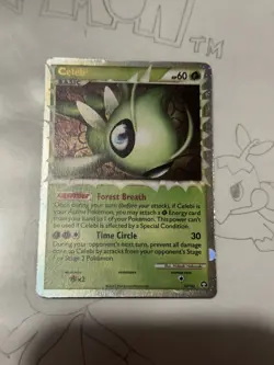 Celebi 92/102 Triumphant Prime English Pokemon Card Near Mint Rare Holo HGSS - Image 1