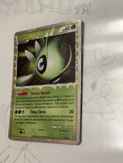 Celebi 92/102 Triumphant Prime English Pokemon Card Near Mint Rare Holo HGSS - Image 3