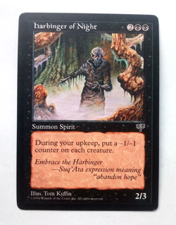 Harbinger of Night - Mirage LP x1 MTG Magic the Gathering Card - Image 1