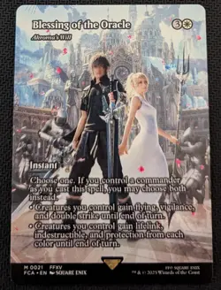 MTG Final Fantasy Blessing of the Oracle - Akroma's Will M/NM Pack Fresh - Image 1